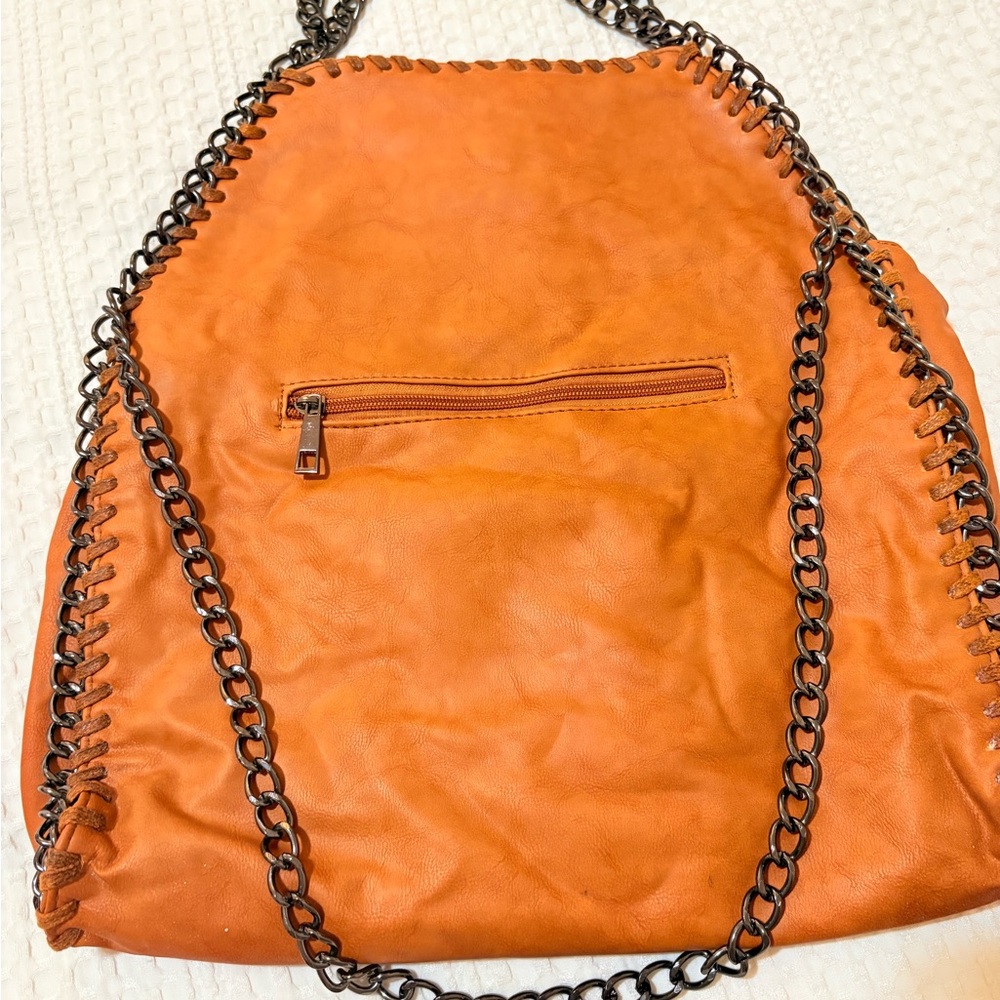 Brown Chain Strap Women's Bag
